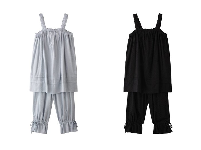 【KID BLUE/キッドブルー】甘さと爽やかさを纏うギャザーシルエットパジャマ おすすめ人気トレンドファッション通販アイテム 人気、トレンドファッション・服の通販 founy(ファニー) ファッション Fashion レディースファッション WOMEN お家時間・ステイホーム Home Time/Stay Home ギャザー Gather パジャマ Pajamas フェミニン Feminine リボン Ribbon NEW・新作・新着・新入荷 New Arrivals |ID:crp329100000218535