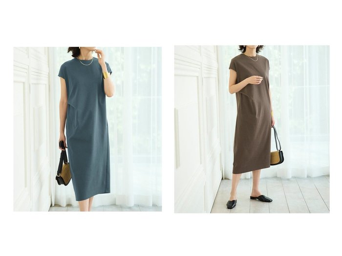 【DoCLASSE/ドゥクラッセ】体型を拾わず美しく見せる ナローシルエットのポンチワンピース おすすめ人気トレンドファッション通販アイテム 人気、トレンドファッション・服の通販 founy(ファニー) ファッション Fashion レディースファッション WOMEN ワンピース Dress NEW・新作・新着・新入荷 New Arrivals エレガント 上品 Elegant カットソー Cut And Sew ストレッチ Stretch |ID:crp329100000218559