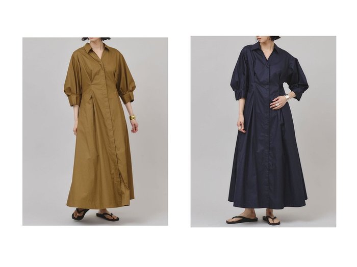 【Curensology/カレンソロジー】女性らしさを引き立てるシルエットと上品デザインのコットンシャツワンピース おすすめ人気トレンドファッション通販アイテム 人気、トレンドファッション・服の通販 founy(ファニー) ファッション Fashion レディースファッション WOMEN ワンピース Dress シャツワンピース Shirt Dresses チュニック Tunic サンダル Sandals シェイプ Shape チュニック Tunic ロング Long NEW・新作・新着・新入荷 New Arrivals |ID:crp329100000218584