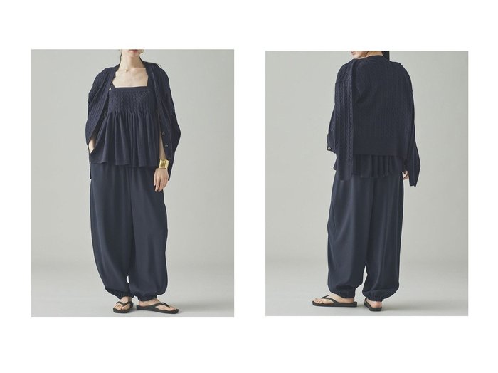 【Curensology/カレンソロジー】落ち感が美しいリラクシーなはき心地のジョーゼットパンツ おすすめ人気トレンドファッション通販アイテム 人気、トレンドファッション・服の通販 founy(ファニー) ファッション Fashion レディースファッション WOMEN パンツ Pants サテン Satin ジョーゼット Georgette ストレッチ Stretch ドレープ Drape リラックス Relax NEW・新作・新着・新入荷 New Arrivals 日本製 Made In Japan |ID:crp329100000218591