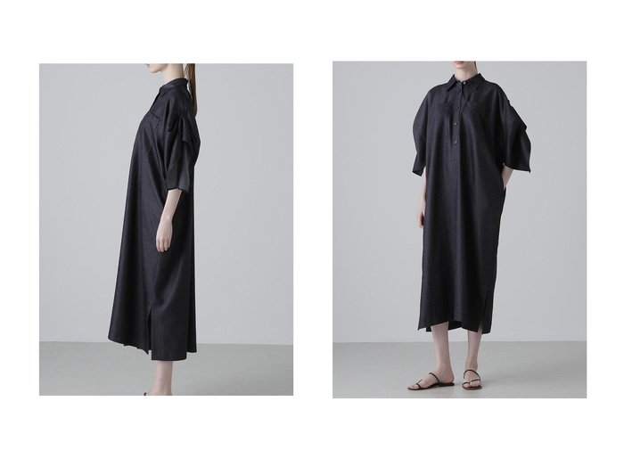 【ADORE/アドーア】KIMONO-Tとのコラボで生まれた、ディテールが光る上質ドレス おすすめ人気トレンドファッション通販アイテム 人気、トレンドファッション・服の通販 founy(ファニー) 　ファッション　Fashion　レディースファッション　WOMEN　ワンピース　Dress　チュニック　Tunic　スリーブ　Sleeve　チュニック　Tunic　ツイル　Twill　ドレス　Dress　ドレープ　Drape　NEW・新作・新着・新入荷　New Arrivals　|ID:crp329100000218598