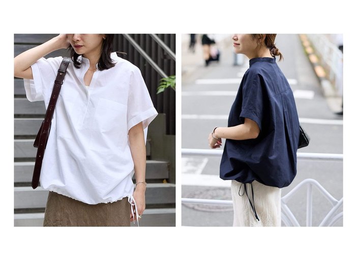 【JOURNAL STANDARD/ジャーナルスタンダード】ゆったり涼やか 上品カジュアルな綿麻スキッパーシャツ おすすめ人気トレンドファッション通販アイテム インテリア・キッズ・メンズ・レディースファッション・服の通販 founy(ファニー) https://founy.com/ ファッション Fashion レディースファッション WOMEN トップス・カットソー Tops/Tshirt シャツ/ブラウス Shirts/Blouses 2025年 2025 2025春夏・S/S Ss,Spring/Summer,2025 スキッパー Skipper スリーブ Sleeve フレンチ French エレガント 上品 Elegant |ID:crp329100000218662