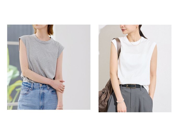 【JOURNAL STANDARD/ジャーナルスタンダード】1枚でも美しく決まる 汗ジミ防止ノースリーブトップス おすすめ人気トレンドファッション通販アイテム 人気、トレンドファッション・服の通販 founy(ファニー) ファッション Fashion レディースファッション WOMEN 2025年 2025 2025春夏・S/S Ss,Spring/Summer,2025 |ID:crp329100000218665
