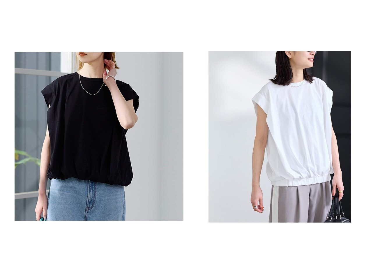 【JOURNAL STANDARD/ジャーナルスタンダード】気になる部分をおしゃれにカバー コクーンシルエット機能Tシャツ おすすめ人気トレンドファッション通販アイテム インテリア・キッズ・メンズ・レディースファッション・服の通販 founy(ファニー) 　ファッション　Fashion　レディースファッション　WOMEN　トップス・カットソー　Tops/Tshirt　シャツ/ブラウス　Shirts/Blouses　ロング / Tシャツ　T-Shirts　2025年　2025　2025春夏・S/S　Ss,Spring/Summer,2025　夏　Summer　ホワイト系　White　ブラック系　Black　|ID:crp329100000218666