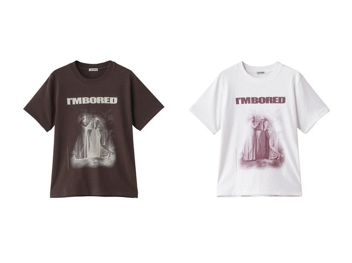 【Whim Gazette/ウィムガゼット】コーデにひとさじの遊び心を プリントTシャツで魅せる夏の新定番 おすすめ人気トレンドファッション通販アイテム 人気、トレンドファッション・服の通販 founy(ファニー) 　ファッション　Fashion　レディースファッション　WOMEN　トップス・カットソー　Tops/Tshirt　シャツ/ブラウス　Shirts/Blouses　ロング / Tシャツ　T-Shirts　カットソー　Cut and Sewn　コンパクト　Compact　ショート　Short　スリーブ　Sleeve　プリント　Print　NEW・新作・新着・新入荷　New Arrivals　無地　Plain Color　|ID:crp329100000218702