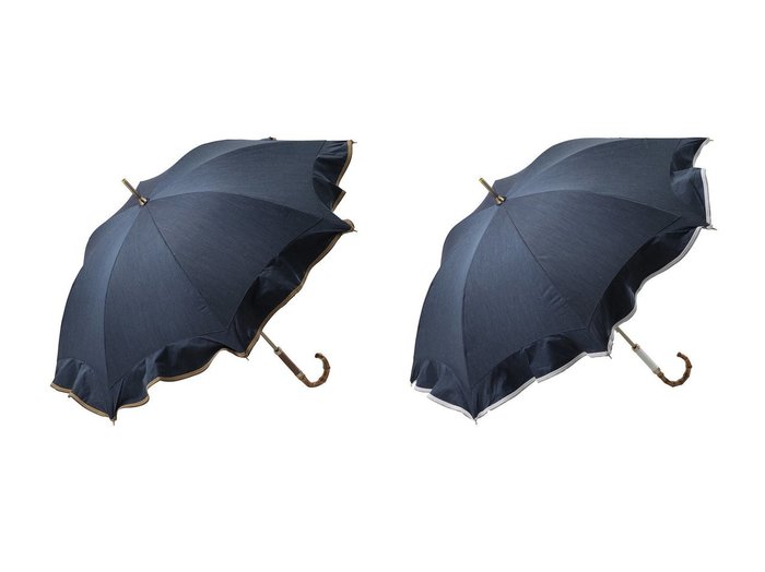 【Gracy/グレイシー】デニムとフリルで魅せる 晴雨兼用ショート長傘で大人可愛い仕上がりに おすすめ人気トレンドファッション通販アイテム 人気、トレンドファッション・服の通販 founy(ファニー) ファッション Fashion レディースファッション WOMEN 傘 / レイングッズ Umbrellas/Rainwear ショート Short デニム Denim ハンカチ Handkerchief バランス Balance パイピング Piping フリル Frills 傘 Umbrella 夏 Summer NEW・新作・新着・新入荷 New Arrivals 時計 Clock |ID:crp329100000218714