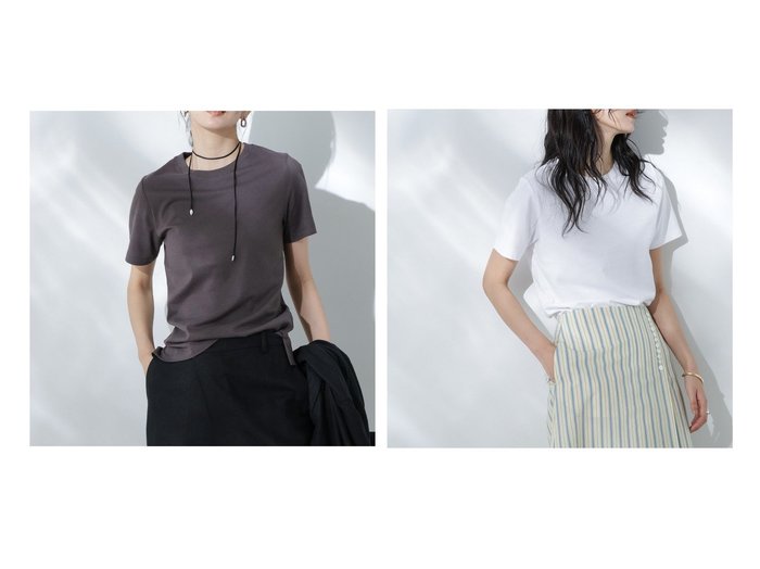 【nano universe/ナノ ユニバース】汗ジミ知らずで夏も快適 高機能クルーネックTシャツ おすすめ人気トレンドファッション通販アイテム 人気、トレンドファッション・服の通販 founy(ファニー) ファッション Fashion レディースファッション WOMEN トップス・カットソー Tops/Tshirt シャツ/ブラウス Shirts/Blouses ロング / Tシャツ T-Shirts イエロー Yellow カラフル Colorful 吸水 Water Absorption スリット Slit 定番 Standard 人気 Popularity ベーシック Basic 再入荷 Restock/Back In Stock/Re Arrival エレガント 上品 Elegant 2025年 2025 2025春夏・S/S Ss,Spring/Summer,2025 |ID:crp329100000218728
