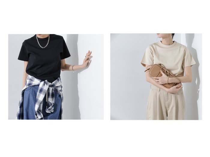 【nano universe/ナノ ユニバース】抗菌・防臭機能付きで清潔＆快適、毎日頼れる万能Tシャツ おすすめ人気トレンドファッション通販アイテム 人気、トレンドファッション・服の通販 founy(ファニー) ファッション Fashion レディースファッション WOMEN トップス・カットソー Tops/Tshirt シャツ/ブラウス Shirts/Blouses ロング / Tシャツ T-Shirts コンパクト Compact 抗菌 Antibacterial フィット Fit フェミニン Feminine ボトム Bottom エレガント 上品 Elegant ビジネス 仕事 通勤 Business 2025年 2025 2025春夏・S/S Ss,Spring/Summer,2025 |ID:crp329100000218795