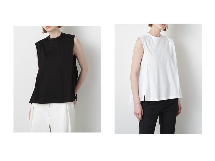 【hueLe Museum/ヒューエルミュージアム】上品カジュアルが叶う バックペプラムTシャツ おすすめ人気トレンドファッション通販アイテム 人気、トレンドファッション・服の通販 founy(ファニー) ファッション Fashion レディースファッション WOMEN トップス・カットソー Tops/Tshirt キャミソール / ノースリーブ No Sleeves シャツ/ブラウス Shirts/Blouses ロング / Tシャツ T-Shirts カットソー Cut and Sewn キャミソール Camisole タンク Tank ノースリーブ No Sleeve ペプラム Peplum 人気 Popularity 夏 Summer 定番 Standard NEW・新作・新着・新入荷 New Arrivals |ID:crp329100000218801