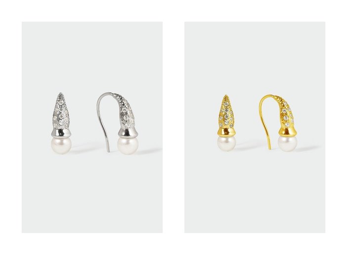 【AYAMI jewelry/アヤミ ジュエリー】やわらかな光沢が宿る、円錐フォルムのモダンパールピアス おすすめ人気トレンドファッション通販アイテム 人気、トレンドファッション・服の通販 founy(ファニー) ファッション Fashion レディースファッション WOMEN ジュエリー Jewelry リング Rings イヤリング Earrings イヤリング Earrings クール Cool シンプル Simple スタイリッシュ Stylish パール Pearl フォルム Form NEW・新作・新着・新入荷 New Arrivals |ID:crp329100000218852