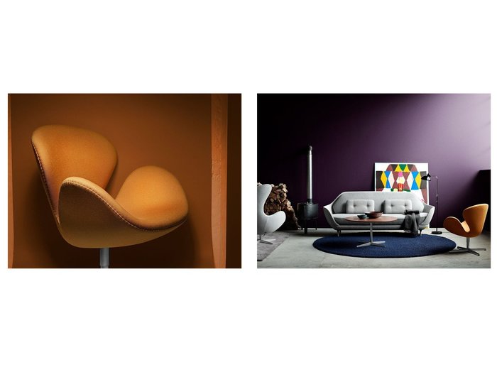 【FRITZ HANSEN/フリッツ ハンセン】アルネ・ヤコブセンによる名作スワンチェア｜即納可能な限定ファブリック仕様モデル おすすめ人気トレンドファッション通販アイテム 人気、トレンドファッション・服の通販 founy(ファニー) オレンジ Orange テクスチャー Texture ファブリック Fabric フェルト Felt フォーム Form おすすめ Recommend ホーム・キャンプ・アウトドア・お取り寄せ Home,Garden,Outdoor,Camping Gear 家具・インテリア Furniture チェア・椅子 Chair ラウンジチェア Lounge Chair |ID:crp329100000218859