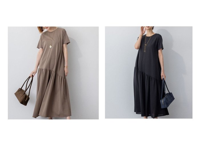【NIJYUSANKU/23区】アシンメトリーティアードカットソーワンピース おすすめ人気トレンドファッション通販アイテム 人気、トレンドファッション・服の通販 founy(ファニー) ファッション Fashion レディースファッション WOMEN ワンピース Dress アシンメトリー Asymmetry 春 Spring 洗える Washable カットソー Cut And Sew シンプル Simple ジャケット Jacket ティアードワンピース Tiered Dress 半袖 Short Sleeve S/S・春夏 Ss・Spring/Summer 再入荷 Restock/Back In Stock/Re Arrival NEW・新作・新着・新入荷 New Arrivals 夏 Summer 2025年 2025 2025春夏・S/S Ss,Spring/Summer,2025 |ID:crp329100000218897