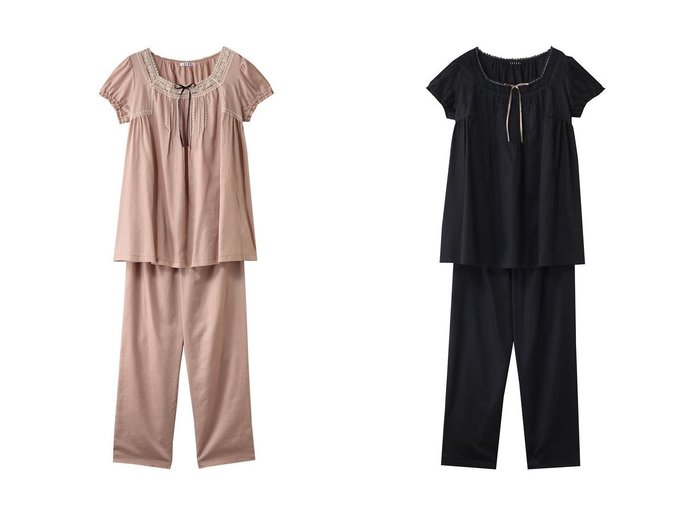 【IKUKO/イクコ】ビンテージサテンが奏でる 上品エレガンスな大人パジャマ おすすめ人気トレンドファッション通販アイテム インテリア・キッズ・メンズ・レディースファッション・服の通販 founy(ファニー) https://founy.com/ ファッション Fashion レディースファッション WOMEN エレガント 上品 Elegant デコルテ Decolletage パジャマ Pajamas フェミニン Feminine リボン Ribbon NEW・新作・新着・新入荷 New Arrivals |ID:crp329100000218938