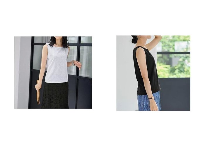 【STYLE DELI/スタイルデリ】タンクトップよりきちんと感、程よく上品なノースリーブトップス おすすめ人気トレンドファッション通販アイテム 人気、トレンドファッション・服の通販 founy(ファニー) ファッション Fashion レディースファッション WOMEN トップス・カットソー Tops/Tshirt カットソー Cut and Sewn イエロー Yellow インナー Inner カットソー Cut And Sew サロペット Overalls ストレート Straight スリット Slit スーツ Suit タンク Tank デコルテ Decolletage 定番 Standard ノースリーブ No Sleeve フィット Fit フォルム Form フラット Flat マーブル Marble ラウンド Round 夏 Summer エレガント 上品 Elegant ビジネス 仕事 通勤 Business |ID:crp329100000218942