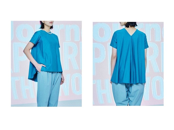 【lelill/レリル】きれいめを叶える主役級ギャザーTシャツ おすすめ人気トレンドファッション通販アイテム 人気、トレンドファッション・服の通販 founy(ファニー) 　ファッション　Fashion　レディースファッション　WOMEN　トップス・カットソー　Tops/Tshirt　シャツ/ブラウス　Shirts/Blouses　ロング / Tシャツ　T-Shirts　カットソー　Cut and Sewn　おすすめ　Recommend　ギャザー　Gather　ショート　Short　スリット　Slit　スリーブ　Sleeve　リラックス　Relax　ワイド　Wide　NEW・新作・新着・新入荷　New Arrivals　|ID:crp329100000218967