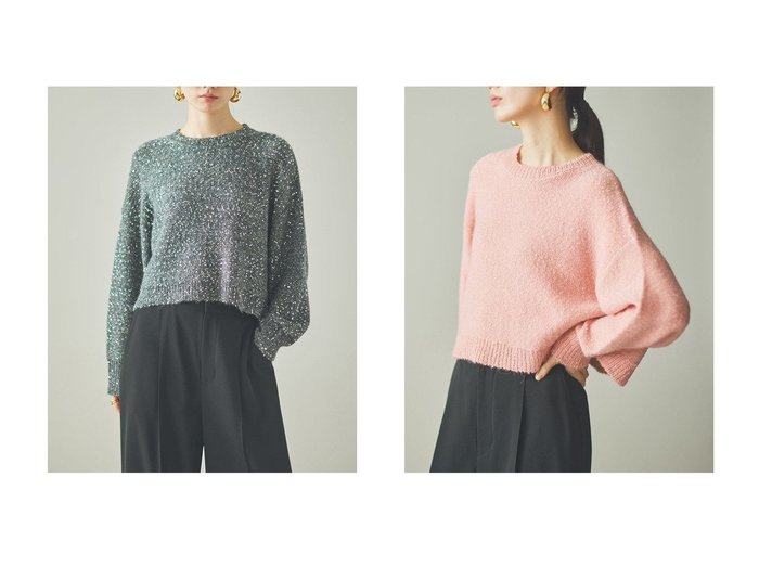 【Curensology/カレンソロジー】スパンコールが織りなす上品ラグジュアリーニット おすすめ人気トレンドファッション通販アイテム 人気、トレンドファッション・服の通販 founy(ファニー) ファッション Fashion レディースファッション WOMEN トップス・カットソー Tops/Tshirt ニット Knit Tops プルオーバー Pullover スパンコール Sequins バランス Balance ラグジュアリー Luxury エレガント 上品 Elegant NEW・新作・新着・新入荷 New Arrivals |ID:crp329100000219059