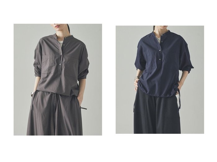 【Curensology/カレンソロジー】抜け感と上品さを両立するボクシーシルエットブラウス おすすめ人気トレンドファッション通販アイテム 人気、トレンドファッション・服の通販 founy(ファニー) 　ファッション　Fashion　レディースファッション　WOMEN　トップス・カットソー　Tops/Tshirt　シャツ/ブラウス　Shirts/Blouses　スリーブ　Sleeve　セットアップ　Set Up　ブラウジング　Browsing　モダン　Modern　ロング　Long　NEW・新作・新着・新入荷　New Arrivals　日本製　Made In Japan　|ID:crp329100000219060