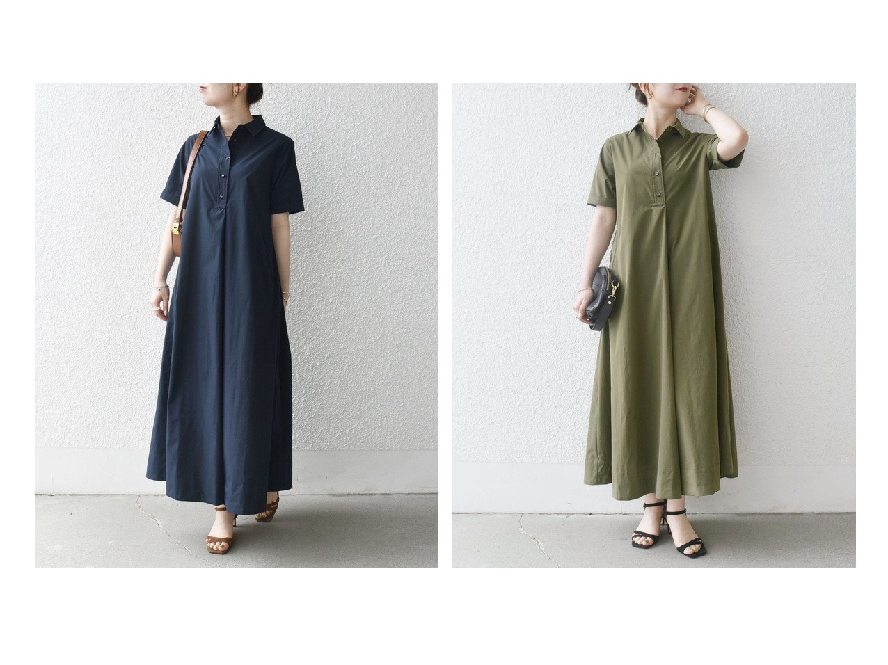 【SHIPS/シップス フォー ウィメン】清楚さと快適さを兼ね備えたAラインフレアシャツワンピース おすすめ人気トレンドファッション通販アイテム インテリア・キッズ・メンズ・レディースファッション・服の通販 founy(ファニー) 　ファッション　Fashion　レディースファッション　WOMEN　ワンピース　Dress　シャツワンピース　Shirt Dresses　2025年　2025　おすすめ　Recommend　インナー　Inner　シンプル　Simple　スキッパー　Skipper　タイプライター　Typewriter　フレア　Flare　ポケット　Pocket　半袖　Short Sleeve　洗える　Washable　ブルー系　Blue　|ID:crp329100000219072