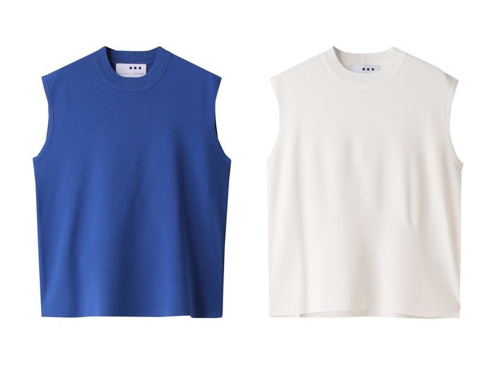 【three dots/スリー ドッツ】シンプルで洗練された大人のためのスリーブレストップス おすすめ人気トレンドファッション通販アイテム 人気、トレンドファッション・服の通販 founy(ファニー) 　ファッション　Fashion　レディースファッション　WOMEN　トップス・カットソー　Tops/Tshirt　キャミソール / ノースリーブ　No Sleeves　シャツ/ブラウス　Shirts/Blouses　ロング / Tシャツ　T-Shirts　カットソー　Cut and Sewn　キャミソール　Camisole　シンプル　Simple　スリーブ　Sleeve　タンク　Tank　|ID:crp329100000219076