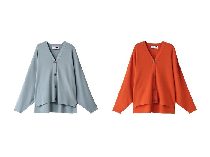 【three dots/スリー ドッツ】軽やかに羽織れるVネックカーディガンで春秋の装いをアップデート おすすめ人気トレンドファッション通販アイテム 人気、トレンドファッション・服の通販 founy(ファニー) 　ファッション　Fashion　レディースファッション　WOMEN　トップス・カットソー　Tops/Tshirt　ニット　Knit Tops　カーディガン　Cardigans　とろみ　Thickness　カーディガン　Cardigan　シンプル　Simple　|ID:crp329100000219077