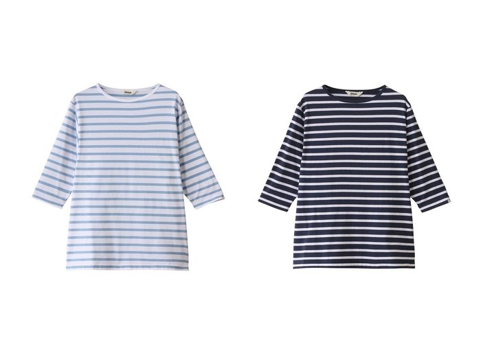 【Oblada/オブラダ】大人のためのきれいめカジュアル 上品ボーダー柄Tシャツ おすすめ人気トレンドファッション通販アイテム 人気、トレンドファッション・服の通販 founy(ファニー) ファッション Fashion レディースファッション WOMEN トップス・カットソー Tops/Tshirt シャツ/ブラウス Shirts/Blouses ロング / Tシャツ T-Shirts カットソー Cut and Sewn ショート Short スリーブ Sleeve ボーダー Border エレガント 上品 Elegant |ID:crp329100000219155
