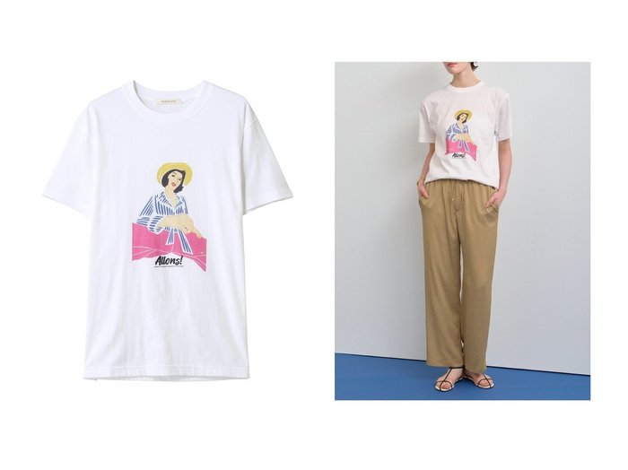 【HOUSE OF LOTUS/ハウス オブ ロータス】南仏の風を感じて。「音楽に身体を委ねましょう」飯田梓さんコラボTシャツ おすすめ人気トレンドファッション通販アイテム 人気、トレンドファッション・服の通販 founy(ファニー) ファッション Fashion レディースファッション WOMEN トップス・カットソー Tops/Tshirt シャツ/ブラウス Shirts/Blouses ロング / Tシャツ T-Shirts カットソー Cut and Sewn ショート Short スリーブ Sleeve NEW・新作・新着・新入荷 New Arrivals |ID:crp329100000219172