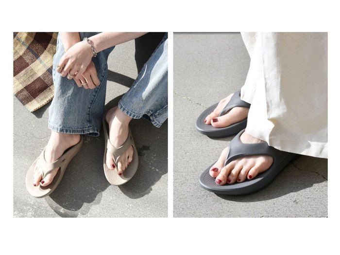 【SHIPS/シップス】毎年大人気の快適サンダルが再登場 OOFOSのリカバリートングで夏をもっと自由に おすすめ人気トレンドファッション通販アイテム 人気、トレンドファッション・服の通販 founy(ファニー) 　ファッション　Fashion　レディースファッション　WOMEN　クッション　Cushion　サンダル　Sandals　シューズ　Shoes　シンプル　Simple　スポーツ　Sports　トレーナー　Trainer　フィット　Fit　おすすめ　Recommend　2025年　2025　2025春夏・S/S　Ss,Spring/Summer,2025　|ID:crp329100000219230