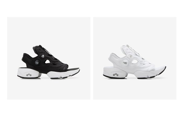 【Reebok/リーボック】未来的デザインと快適性を両立 Reebokのポンプテクノロジー搭載サンダル おすすめ人気トレンドファッション通販アイテム 人気、トレンドファッション・服の通販 founy(ファニー) 　ファッション　Fashion　レディースファッション　WOMEN　サンダル　Sandals　シューズ　Shoes　ジップ　Zip　フィット　Fit　フォーム　Form　ボトム　Bottom　軽量　Lightweight　|ID:crp329100000219237