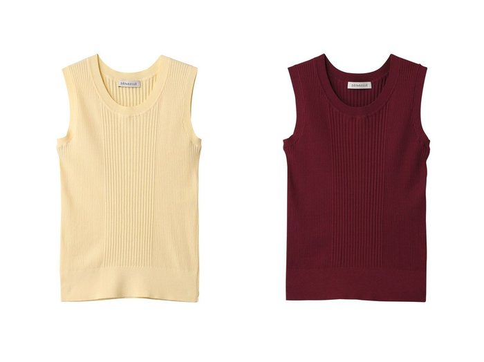 【DEPAREILLE/デパリエ】シルエット美と機能性を両立する 大人のためのリブノースリーブ おすすめ人気トレンドファッション通販アイテム 人気、トレンドファッション・服の通販 founy(ファニー) ファッション Fashion レディースファッション WOMEN トップス・カットソー Tops/Tshirt ニット Knit Tops キャミソール / ノースリーブ No Sleeves プルオーバー Pullover インナー Inner カーディガン Cardigan ジャケット Jacket ノースリーブ No Sleeve NEW・新作・新着・新入荷 New Arrivals |ID:crp329100000219257