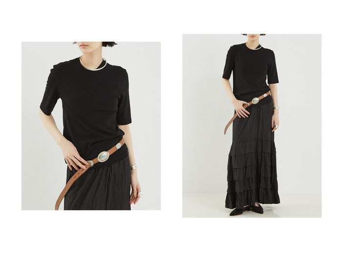 【THE STORE by C/ザ ストア バイ シー】Tシャツの常識を変える、COCUCAオリジナル素材の上品プルオーバー おすすめ人気トレンドファッション通販アイテム 人気、トレンドファッション・服の通販 founy(ファニー) ファッション Fashion レディースファッション Ladies' Fashion Online トップス・カットソー Tops/Tshirt シャツ/ブラウス Shirts/Blouses ロング / Tシャツ T-Shirts カットソー Cut and Sewn おすすめ Recommend エレガント 上品 Elegant ショート Short スラックス Slacks スリーブ Sleeve デニム Denim 再入荷 Restock/Back In Stock/Re Arrival |ID:crp329100000219269