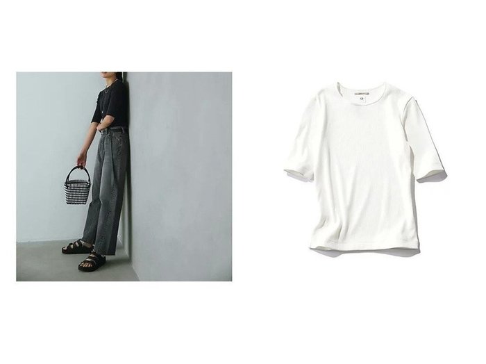 【12closet/トゥエルブクローゼット】ジュエリーが映える、シルエット美を極めた大人の上質Tシャツ おすすめ人気トレンドファッション通販アイテム 人気、トレンドファッション・服の通販 founy(ファニー) ファッションモデル・俳優・女優 Models 女性 Women 福田麻琴 Fukuda Makoto ファッション Fashion レディースファッション Ladies' Fashion Online トップス・カットソー Tops/Tshirt シャツ/ブラウス Shirts/Blouses ロング / Tシャツ T-Shirts コラボ Collaboration シェイプ Shape ジュエリー Jewelry パイピング Piping 夏 Summer 洗える Washable |ID:crp329100000219273