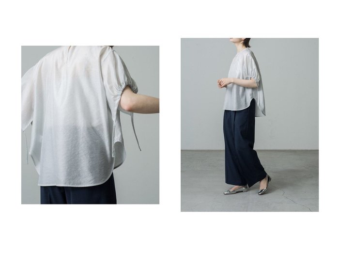 【ebure/エブール】パフ袖×シアーで魅せる バランス美のアップデートブラウス おすすめ人気トレンドファッション通販アイテム 人気、トレンドファッション・服の通販 founy(ファニー) ファッション Fashion レディースファッション Ladies' Fashion Online トップス・カットソー Tops/Tshirt シャツ/ブラウス Shirts/Blouses 2025年 2025 シアー Sheer ショート Short シルク Silk スリーブ Sleeve トレンド Trend バランス Balance フェミニン Feminine エレガント 上品 Elegant 人気 Popularity A/W・秋冬 Aw・Autumn/Winter・Fw・Fall-Winter |ID:crp329100000219278
