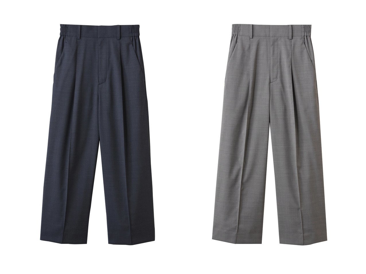 【ebure/エブール】ストレスフリーで美シルエット ロングシーズン活躍する万能パンツ おすすめ人気トレンドファッション通販アイテム インテリア・キッズ・メンズ・レディースファッション・服の通販 founy(ファニー) 　ファッション　Fashion　レディースファッション　Ladies' Fashion Online　パンツ　Pants　2025年　2025　ウォッシャブル　Washable　ストレッチ　Stretch　ロング　Long　ワイド　Wide　A/W・秋冬　Aw・Autumn/Winter・Fw・Fall-Winter　ブルー系　Blue　グレー系　Gray　ブラック系　Black　|ID:crp329100000219280