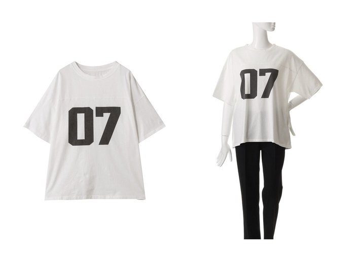 【GALLARDAGALANTE/ガリャルダガランテ】存在感で差をつける 大胆ナンバリングTシャツで新鮮な夏カジュアルを おすすめ人気トレンドファッション通販アイテム 人気、トレンドファッション・服の通販 founy(ファニー) ファッション Fashion レディースファッション Ladies' Fashion Online トップス・カットソー Tops/Tshirt シャツ/ブラウス Shirts/Blouses ロング / Tシャツ T-Shirts カットソー Cut and Sewn サマー Summer ショート Short スリーブ Sleeve トレンド Trend リラックス Relax 定番 Standard NEW・新作・新着・新入荷 New Arrivals |ID:crp329100000219336