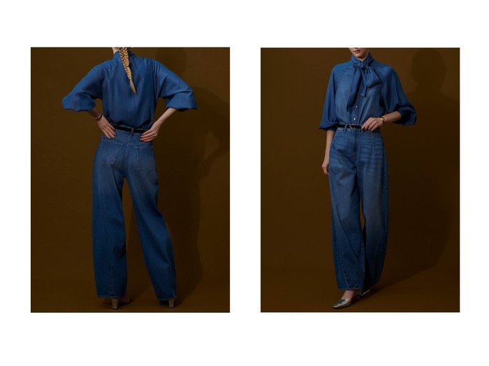 【allureville/アルアバイル】ヴィンテージ感漂う美シルエットバレルデニムパンツ おすすめ人気トレンドファッション通販アイテム インテリア・キッズ・メンズ・レディースファッション・服の通販 founy(ファニー) https://founy.com/ ファッション Fashion レディースファッション Ladies' Fashion Online パンツ Pants デニムパンツ Denim Pants デニム Denim ハイライズ High Rise ヴィンテージ Vintage NEW・新作・新着・新入荷 New Arrivals |ID:crp329100000219350