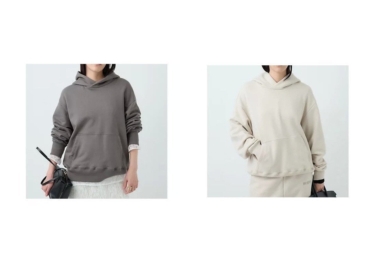 【Chaos/カオス】上質スーピマコットン使用のアースカラーフーディー おすすめ人気トレンドファッション通販アイテム インテリア・キッズ・メンズ・レディースファッション・服の通販 founy(ファニー) 　ファッション　Fashion　レディースファッション　Ladies' Fashion Online　ベージュ系　Beige　ブラウン系　Brown　|ID:crp329100000219364