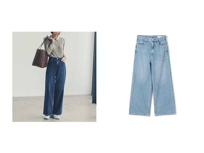 【upper hights/アッパー ハイツ】リヨセル混の滑らかさと深みのある色味が魅力 「THE LARA」別注DEEP BLUE登場 おすすめ人気トレンドファッション通販アイテム インテリア・キッズ・メンズ・レディースファッション・服の通販 founy(ファニー) https://founy.com/ ファッション Fashion レディースファッション Ladies' Fashion Online 2025年 2025 2025春夏・S/S Ss,Spring/Summer,2025 デニム Denim 別注 Special Order 洗える Washable |ID:crp329100000219407