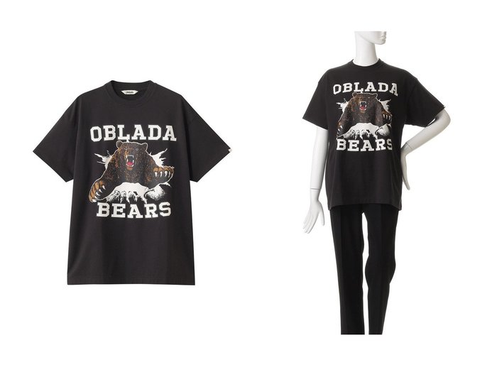 【Oblada/オブラダ】遊び心満点 クマのグラフィックTシャツで視線集中 おすすめ人気トレンドファッション通販アイテム 人気、トレンドファッション・服の通販 founy(ファニー) ファッション Fashion レディースファッション Ladies' Fashion Online トップス・カットソー Tops/Tshirt シャツ/ブラウス Shirts/Blouses ロング / Tシャツ T-Shirts カットソー Cut and Sewn 2025年 2025 2025-2026秋冬・A/W Aw/Autumn/Winter/Fw/Fall/2025-2026 おすすめ Recommend グラフィック Graphic ショート Short スラックス Slacks スリーブ Sleeve デニム Denim フロント Front プリント Print リラックス Relax ワイド Wide 定番 Standard 無地 Plain Color A/W・秋冬 Aw・Autumn/Winter・Fw・Fall-Winter |ID:crp329100000219468