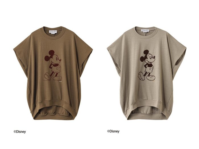【Americana/アメリカーナ】ミッキーの存在感が映える 大人のためのノースリーブTシャツ おすすめ人気トレンドファッション通販アイテム 人気、トレンドファッション・服の通販 founy(ファニー) ファッション Fashion レディースファッション Ladies' Fashion Online トップス・カットソー Tops/Tshirt キャミソール / ノースリーブ No Sleeves シャツ/ブラウス Shirts/Blouses ロング / Tシャツ T-Shirts カットソー Cut and Sewn 2025年 2025 2025-2026秋冬・A/W Aw/Autumn/Winter/Fw/Fall/2025-2026 ショート Short スリーブ Sleeve ノースリーブ No Sleeve フロント Front プリント Print ワイド Wide A/W・秋冬 Aw・Autumn/Winter・Fw・Fall-Winter |ID:crp329100000219505