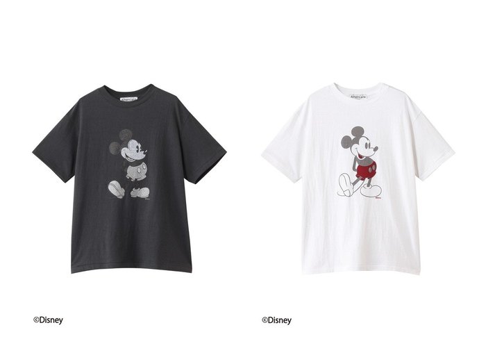 【Americana/アメリカーナ】Mickeyプリントが主役級の存在感を放つ ショートスリーブTシャツ おすすめ人気トレンドファッション通販アイテム 人気、トレンドファッション・服の通販 founy(ファニー) ファッション Fashion レディースファッション Ladies' Fashion Online トップス・カットソー Tops/Tshirt シャツ/ブラウス Shirts/Blouses ロング / Tシャツ T-Shirts カットソー Cut and Sewn 2025年 2025 2025-2026秋冬・A/W Aw/Autumn/Winter/Fw/Fall/2025-2026 ショート Short スリーブ Sleeve デニム Denim プリント Print ボトム Bottom A/W・秋冬 Aw・Autumn/Winter・Fw・Fall-Winter |ID:crp329100000219506