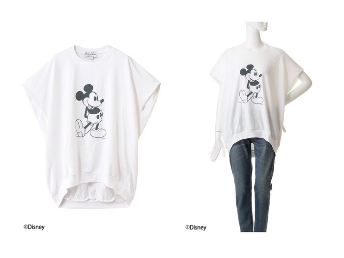 【Americana/アメリカーナ】1枚で着映える主役級 MickeyプリントノースリーブTシャツ おすすめ人気トレンドファッション通販アイテム 人気、トレンドファッション・服の通販 founy(ファニー) ファッション Fashion レディースファッション Ladies' Fashion Online トップス・カットソー Tops/Tshirt キャミソール / ノースリーブ No Sleeves シャツ/ブラウス Shirts/Blouses ロング / Tシャツ T-Shirts カットソー Cut and Sewn 2025年 2025 2025-2026秋冬・A/W Aw/Autumn/Winter/Fw/Fall/2025-2026 ショート Short スリーブ Sleeve デニム Denim ノースリーブ No Sleeve フロント Front プリント Print ミックス Mix A/W・秋冬 Aw・Autumn/Winter・Fw・Fall-Winter |ID:crp329100000219507