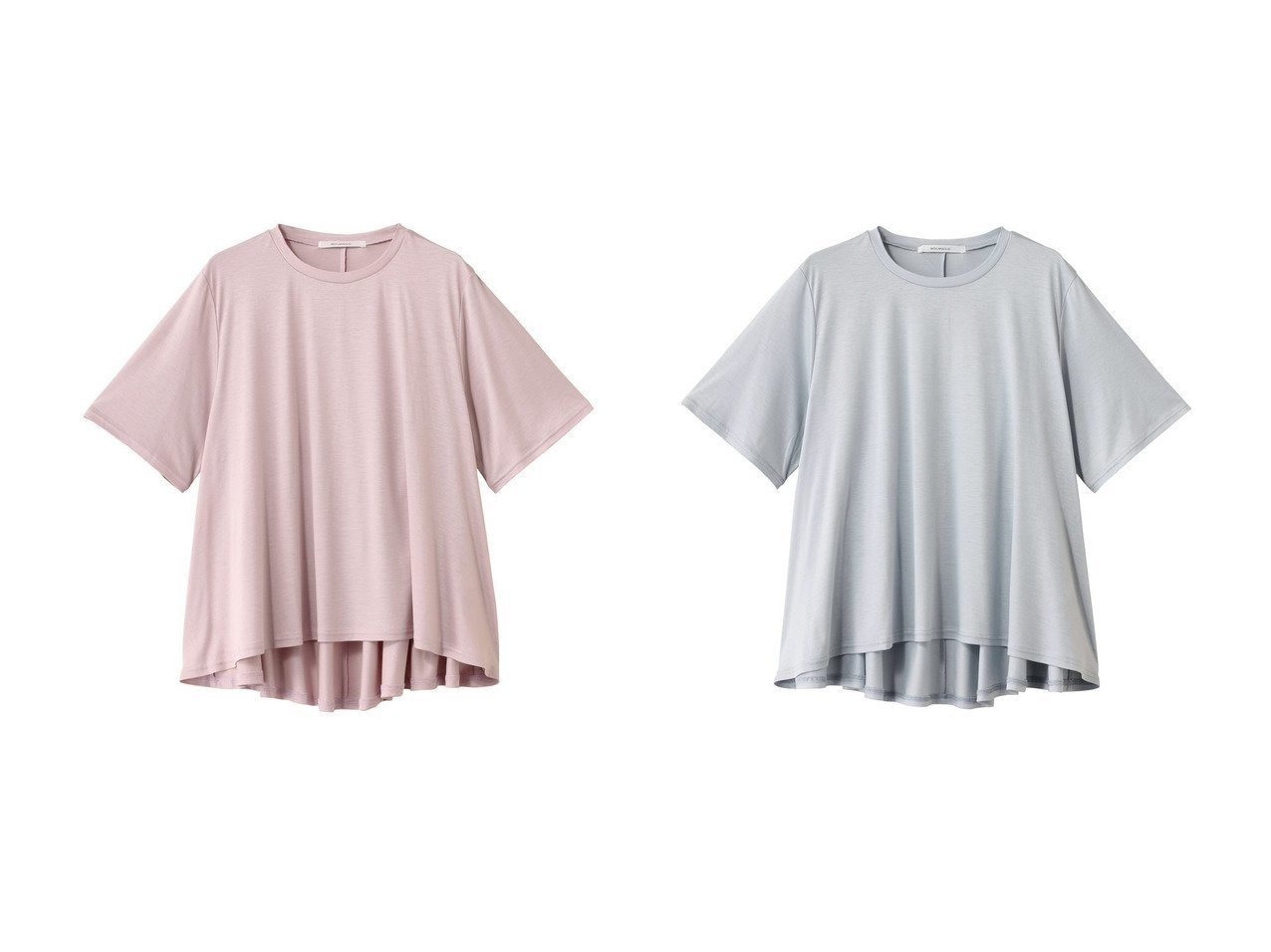 【MIDIUMISOLID/ミディウミソリッド】美シルエットが魅力 大人の女性に似合う上品プルオーバー おすすめ人気トレンドファッション通販アイテム インテリア・キッズ・メンズ・レディースファッション・服の通販 founy(ファニー) 　ファッション　Fashion　レディースファッション　Ladies' Fashion Online　トップス・カットソー　Tops/Tshirt　シャツ/ブラウス　Shirts/Blouses　ロング / Tシャツ　T-Shirts　プルオーバー　Pullover　カットソー　Cut and Sewn　クール　Cool　ショート　Short　シンプル　Simple　スリーブ　Sleeve　ドレープ　Drape　ファブリック　Fabric　フレア　Flare　エレガント 上品　Elegant　NEW・新作・新着・新入荷　New Arrivals　ホワイト系　White　ブルー系　Blue　レッド系　Red　ブラック系　Black　|ID:crp329100000219552