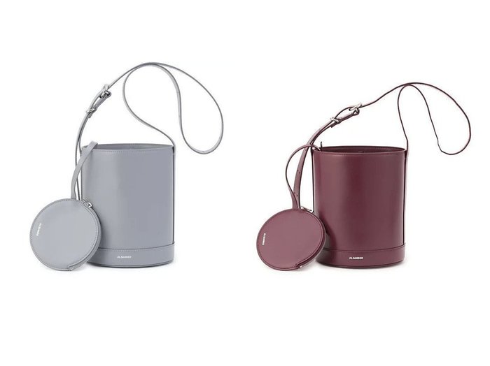 【JIL SANDER/ジル サンダー】コインパース付きでアクセントを効かせたナッパレザーバケットバッグ おすすめ人気トレンドファッション通販アイテム 人気、トレンドファッション・服の通販 founy(ファニー) ファッション Fashion レディースファッション Ladies' Fashion Online 2025年 2025 2025-2026秋冬・A/W Aw/Autumn/Winter/Fw/Fall/2025-2026 コイン Coin ラウンド Round ラップ Wrap リュクス Luxe |ID:crp329100000219599