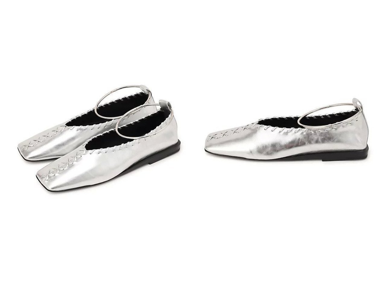 【JIL SANDER/ジル サンダー】マラケシュ風ラウンドトゥが印象的なラムスキンバレリーナシューズ おすすめ人気トレンドファッション通販アイテム インテリア・キッズ・メンズ・レディースファッション・服の通販 founy(ファニー) 　ファッション　Fashion　レディースファッション　Ladies' Fashion Online　2025年　2025　2025-2026秋冬・A/W　Aw/Autumn/Winter/Fw/Fall/2025-2026　シューズ　Shoes　リボン　Ribbon　ゴールド系　Gold　|ID:crp329100000219601