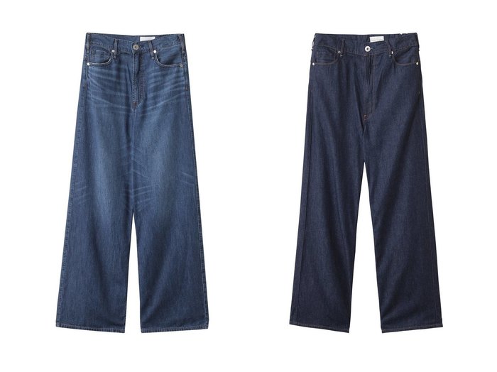 【upper hights/アッパー ハイツ】美シルエットを叶える ハイライズワイドストレートデニム＆リラックスムード漂う THE OLIVIA LAZY ワイドストレートデニム おすすめ人気トレンドファッション通販アイテム 人気、トレンドファッション・服の通販 founy(ファニー) ファッション Fashion レディースファッション Ladies' Fashion Online パンツ Pants デニムパンツ Denim Pants 2025年 2025 2025-2026秋冬・A/W Aw/Autumn/Winter/Fw/Fall/2025-2026 ストレート Straight デニム Denim ハイライズ High Rise ルーズ Loose ワイド Wide A/W・秋冬 Aw・Autumn/Winter・Fw・Fall-Winter |ID:crp329100000219644