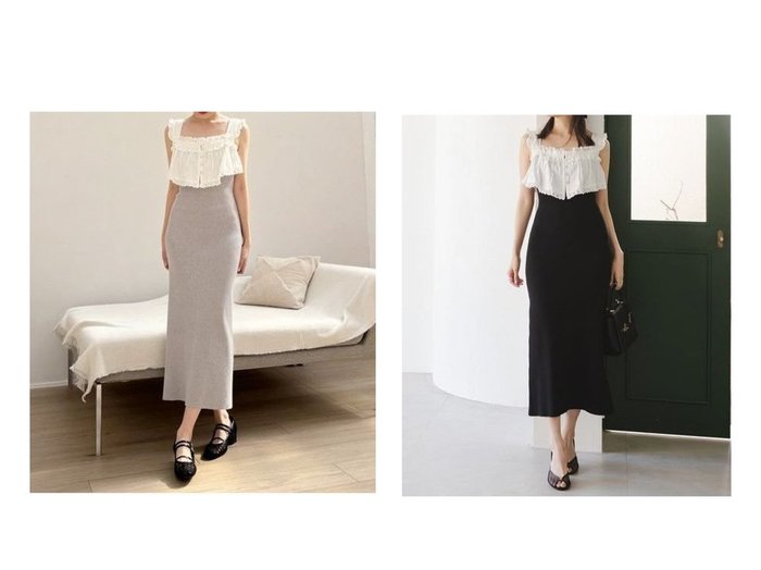 【SNIDEL/スナイデル】ロマンティックなレースと美シルエットの融合。上品で女性らしいドッキングニットワンピース おすすめ人気トレンドファッション通販アイテム 人気、トレンドファッション・服の通販 founy(ファニー) ファッション Fashion レディースファッション Ladies' Fashion Online ワンピース Dress ニットワンピース Knit Dresses おすすめ Recommend トレンド Trend ドッキング Docking フィット Fit フェミニン Feminine レース Race ロマンティック Romantic |ID:crp329100000219667