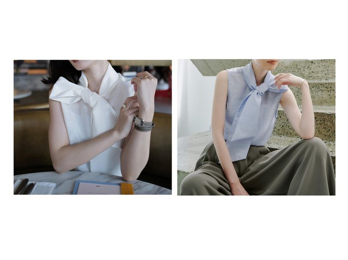 【anuans/アニュアンス】知性と華やかさを纏う。ボウタイが主役のシアーブラウス おすすめ人気トレンドファッション通販アイテム インテリア・キッズ・メンズ・レディースファッション・服の通販 founy(ファニー) https://founy.com/ ファッション Fashion レディースファッション Ladies' Fashion Online トップス・カットソー Tops/Tshirt シャツ/ブラウス Shirts/Blouses |ID:crp329100000219676