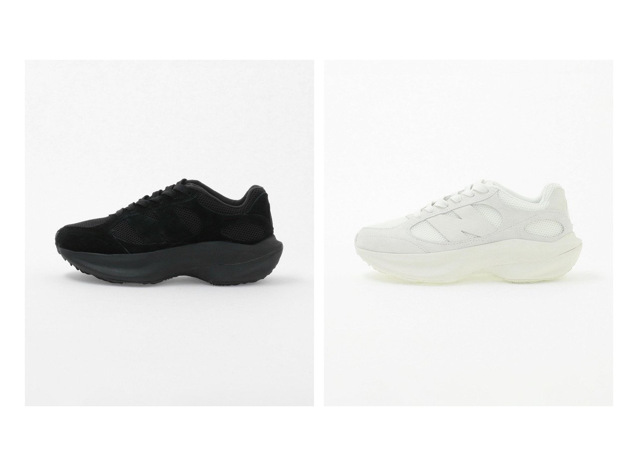 【UNITED ARROWS/ユナイテッドアローズ】未来感と品格を融合した、彫刻的デザインの「WarpedRunner」 おすすめ人気トレンドファッション通販アイテム インテリア・キッズ・メンズ・レディースファッション・服の通販 founy(ファニー) 　ファッション　Fashion　レディースファッション　Ladies' Fashion Online　クラシカル　Classical　シューズ　Shoes　スニーカー　Sneakers　バランス　Balance　フィット　Fit　フォルム　Form　ボストン　Boston　ブラック系　Black　ホワイト系　White　|ID:crp329100000219731