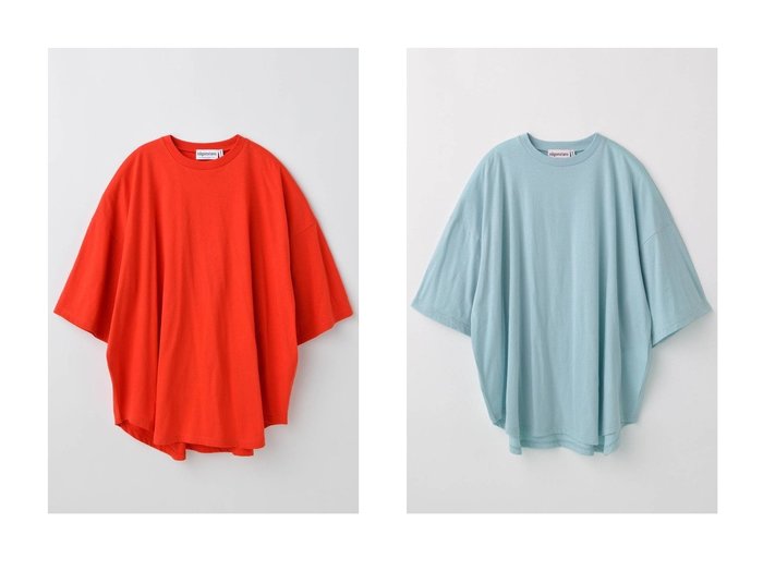 【nagonstans/ナゴンスタンス】スクエア裾が映えるユニセックス対応ルーズTシャツ おすすめ人気トレンドファッション通販アイテム 人気、トレンドファッション・服の通販 founy(ファニー) ファッション Fashion レディースファッション Ladies' Fashion Online トップス・カットソー Tops/Tshirt シャツ/ブラウス Shirts/Blouses ロング / Tシャツ T-Shirts カットソー Cut and Sewn ショート Short スクエア Square スリット Slit スリーブ Sleeve バランス Balance ルーズ Loose 定番 Standard NEW・新作・新着・新入荷 New Arrivals |ID:crp329100000219750