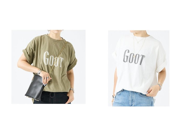 【DESIGN WORKS/デザイン ワークス】プリントロゴがこなれ感を演出 洗練デザインの万能ロゴTシャツ おすすめ人気トレンドファッション通販アイテム 人気、トレンドファッション・服の通販 founy(ファニー) ファッション Fashion レディースファッション Fashion for Women トップス・カットソー Cut & Sew Tops シャツ・ブラウス・オフィスカジュアル Elegant Blouses & Button-Ups ロングTシャツ・Tシャツ Longline T-Shirts & Tees カットソー・ベーシックTシャツ Cut-and-Sewn Tops / Stretch Tees & Basics インナー Innerwear ショート Short, Short Length シンプル Simple, Minimal ジャケット Jacket, Outerwear スリット Slit, Slit Detail スリーブ Sleeve, Long Sleeve / Short Sleeve プリント Print, Printed Pattern 人気 Popular, Best Seller 新作・新入荷 New Arrivals / New In |ID:crp329100000219797